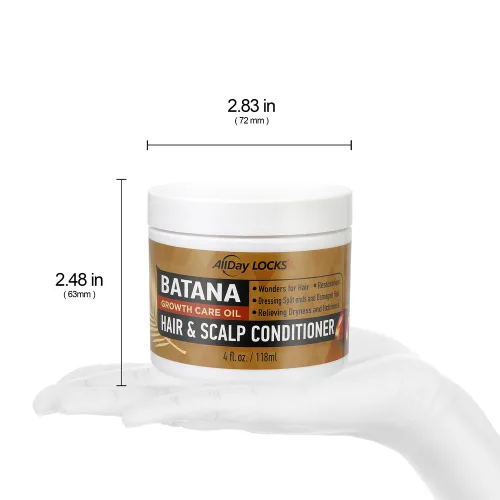 Miniatura 4 de AllDay Locks Batana acondicionador para cabello y cuero cabelludo Aceite de batana 100% Honduras Cabello saludable, más grueso, más fuerte