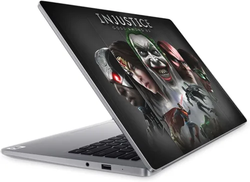 Miniatura 7 de Head Case Designs Calcomanía de vinilo con licencia oficial de Injustice Gods Among Us Joker Key Art compatible con Mi Notebook 14 (2020)