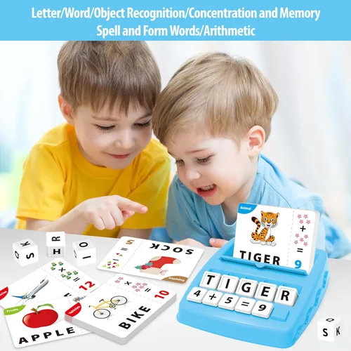 Miniatura 2 de Yolscue Montessori - Juegos de letras a juego, juguetes educativos para niños de 3 a 8 años, juguetes de aprendizaje del alfabeto para niños de 3 a