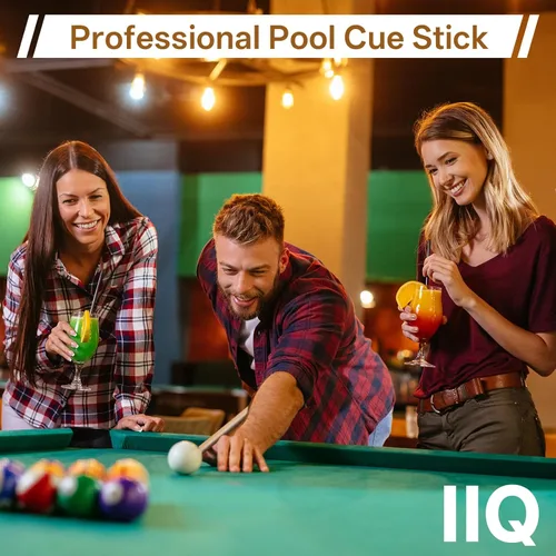 Miniatura 5 de Pool Cues Stick,3 in 1 Adjustable Maple Pool Cue Stick Sets Cue Sticks 58 inch Pool Cues Adult Canadian Maple Wood Billiard Stick with Carry Case 4