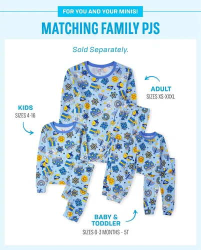 Miniatura 2 de The Children's Place AdultUnisex-Baby Family Matching, Hanukkah Pajama Sets, Cotton