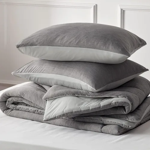 Miniatura 7 de Bedsure - Juego de edredón queen - Juego de ropa de cama refrescante y cálida, ropa de cama reversible gris claro para todas las estaciones, 3 03