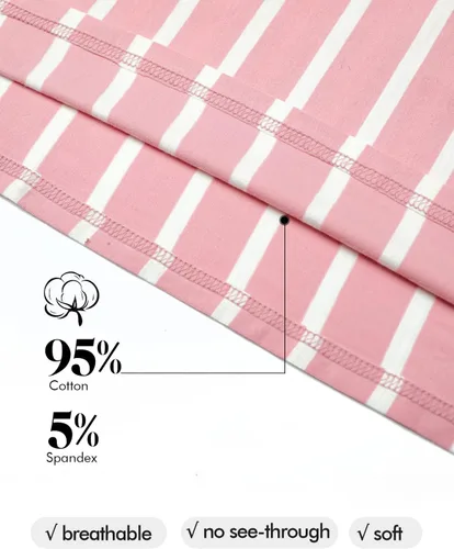 Miniatura 4 de BBHoping Vestido de maternidad casual a rayas para mujer, manga corta y 34, longitud hasta la rodilla, ropa de embarazo para baby shower