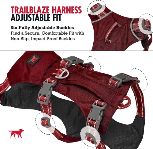 Miniatura 4 de Arnés para perro Tuff Pupper a prueba de escapes para perros extra pequeños Arnés ajustable ligero sin tirones Equipo multifuncional