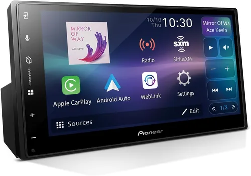 Miniatura 11 de Pioneer DMH-S110EX Receptor multimedia digital de 7 pulgadas de doble DIN - Bluetooth integrado, integración de smartphone, pantalla táctil, entrada