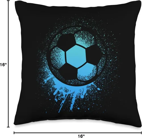 Miniatura 4 de Jugador de fútbol Deportes Niños Hombres Ama Balón de fútbol para niños Almohada de tiro