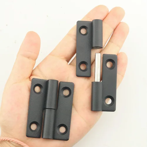 Miniatura 4 de Bisagras de elevación negras de acero inoxidable 304 bisagras desmontables de 1.969 x 1.417 x 0.079 in, bisagras de bandera pequeñas, bisagras