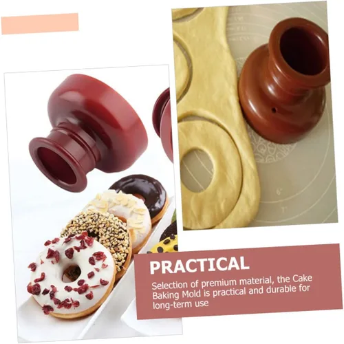 Miniatura 2 de 4 moldes de donas multifunción gruesos y redondos para hornear donas para el hogar, herramientas de cocina para hacer deliciosas donas