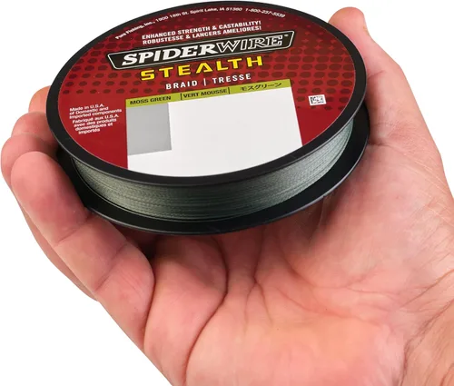Miniatura 7 de Spiderwire Stealth Braid 3000 Yardas Verde musgo