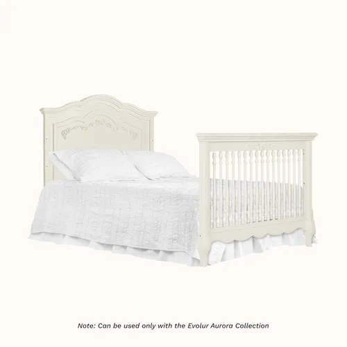 Miniatura 3 de Evolur Riel de cama Aurora, encaje marfil