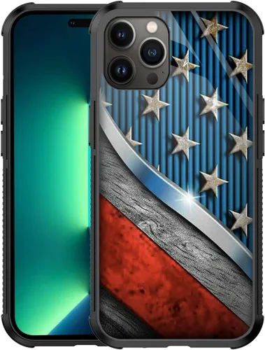 Miniatura 19 de Funda con diseño de ciervo y bandera estadounidense para iPhone 11 Pro Max - Funda protectora de poliuretano termoplástico resistente, antiarañazos