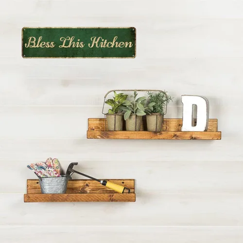 Miniatura 7 de Mukuko Letrero decorativo de pared para sala de estar – Bless This Kitchen – Letreros de decoración de pared familiar para cocina, dormitorio