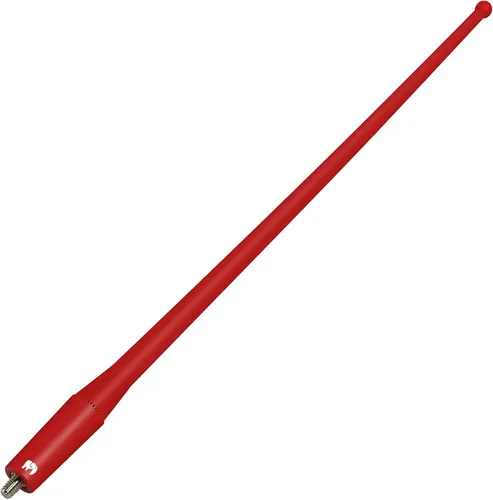 ONE250 Antena flexible de 13 pulgadas, compatible con GMC Sierra (2000-2024), Canyon (2015-2024), Acadia (2007-2019), Terrain (2010-2017), Yukon Rojo