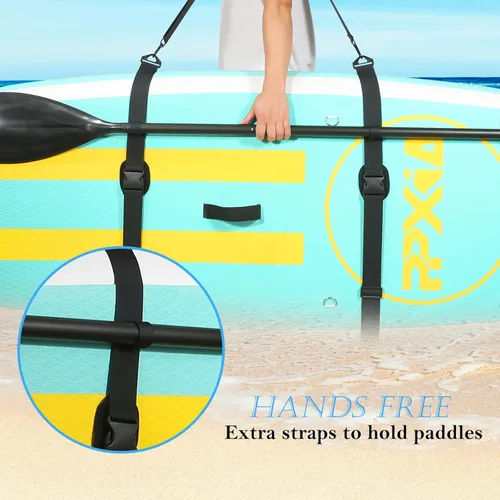 Miniatura 7 de Paddle Board Carry Strap, SUP Kayak Shoulder Straps Paddle Board Accessories for Women and Men Negro