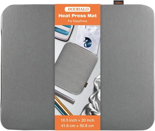 Miniatura 10 de DOOHALO Alfombrilla de prensa de calor compatible con Cricut Easy Press Craft - Alfombrilla para planchar para máquina de prensa de calor