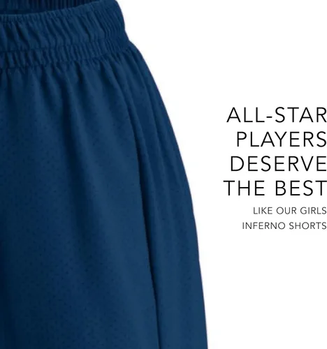 Miniatura 3 de Augusta Sportswear Pantalón corto Augusta Inferno para niña