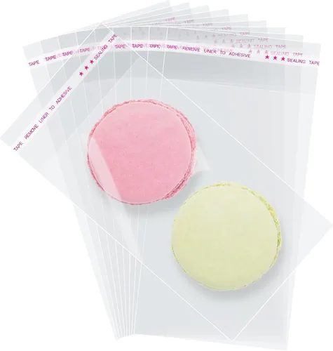 Morepack Bolsas de celofán autosellables, 3 x 5 pulgadas, 200 bolsas transparentes para galletas, bolsas de celofán resellables para embalaje de 3.0