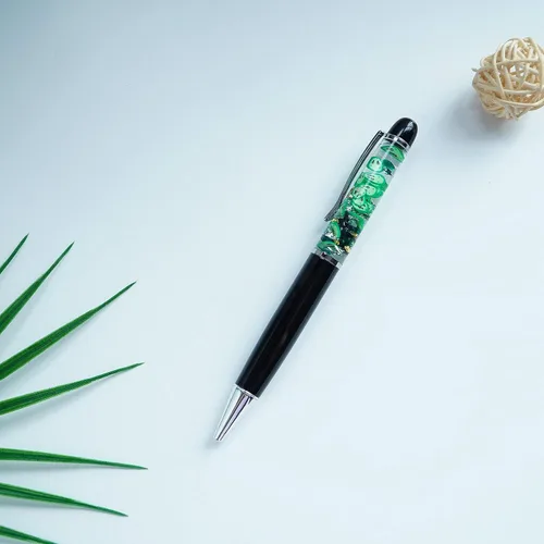 Miniatura 6 de Bolígrafos Divertidos de Alienígena Lindos Flotadores Líquido Flotante Escritura Diario Oficina Bolígrafo Regalo Único Para Mujeres Hombres