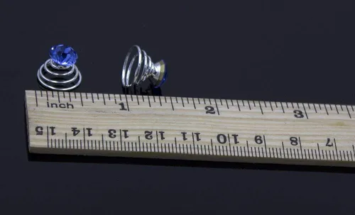 Miniatura 4 de Vpang 20 horquillas espirales para el cabello, espirales, espirales, bobinas para el cabello, pinzas para el cabello para boda, novia, diamantes