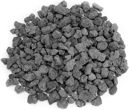 Miniatura 9 de Stanbroil Gránulos de roca de lava – Paisajismo decorativo para cuencos de fuego, hogueras, juegos de troncos de gas, chimeneas interiores