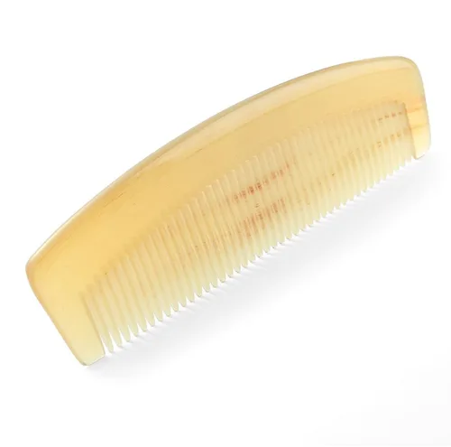 Miniatura 5 de Peine de cuerno de oveja natural antiestático 100% hecho a mano de primera calidad, peine de masaje profesional para desenredar (Mellowandfull)
