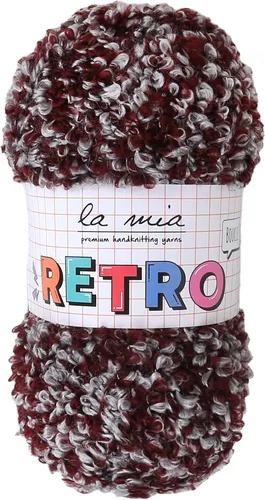 Miniatura 14 de 1 Skein La Mia - Ovillo de lana rizado retro esponjoso para tejer y hacer ganchillo, 80% acrílico, 3.53 oz (3.5 onzas) / 328.1 ft (109 yardas)