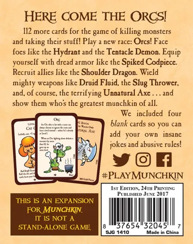 Miniatura 3 de Munchkin 2 – Unnatural Axe Tarjetas
