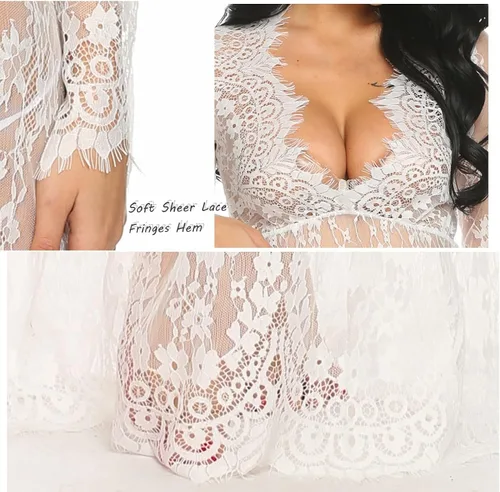 Miniatura 3 de COSYOU - Vestido de maternidad para mujer, con hombros descubiertos, ideal para fiesta y sesiones de fotos