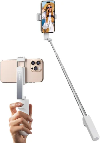 yAyusi Nuevo Palo Selfie Ultra Mini para iPhone, Palo Selfie Portátil Extensible de Aluminio con Control Remoto, Palos Selfie Compactos para