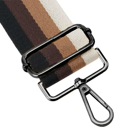 Miniatura 159 de ZOOEASS Hebillas de níquel Correa ancha para el hombro ajustable de repuesto para cinturón de pistola, hebilla de guitarra estilo bandolera