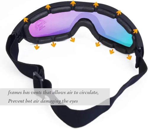 Miniatura 5 de Gafas de protección UV para exteriores, gafas de sol militares, gafas tácticas Colorido