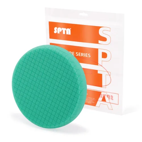 Miniatura 30 de SPTA - Almohadilla verde de corte grueso de 3.5 pulgadas para placa de respaldo de 3 pulgadas (80 mm), esponja de pulido ideal para pulir