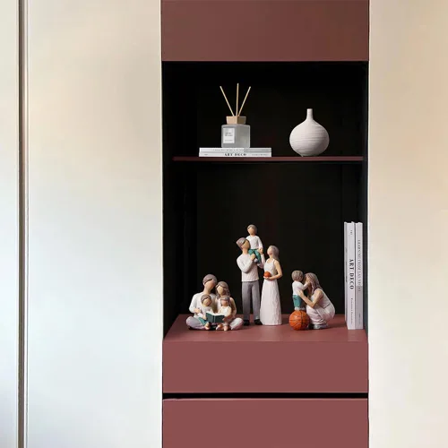 Miniatura 6 de Figuras Familiares Decorativas de Resina Estatua de Madre e Hijo Regalos para Decoración del Hogar - Cumpleaños, Acción de Gracias, Navidad, Día