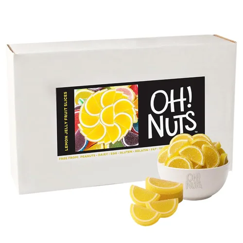 Miniatura 9 de Oh! Nuts Jelly Fruit Slices - Caramelos grandes surtidos de azúcar, bolsa a granel de 5 libras Confitería tradicional de gomitas masticables