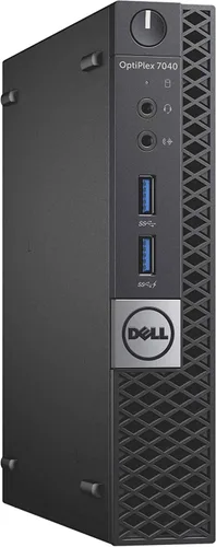 Dell Optiplex 7040 - Computadora de escritorio con factor de forma micro, Intel Core i5 6500T 2.5 Ghz, DDR4 de 16 GB, SSD NVMe de 256 GB, Wi-Fi,