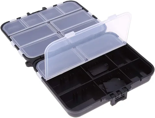 Miniatura 3 de VALINK Tacke de pesca portátil señuelo cuchara gancho cebo aparejos caja de almacenamiento impermeable contenedor para accesorios de pesca