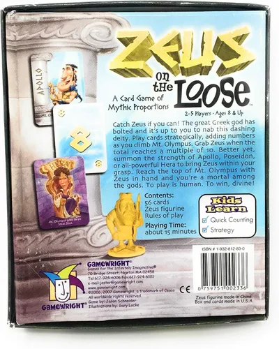 Miniatura 2 de Gamewright - Zeus on the Loose – Un juego de cartas de proporciones míticas