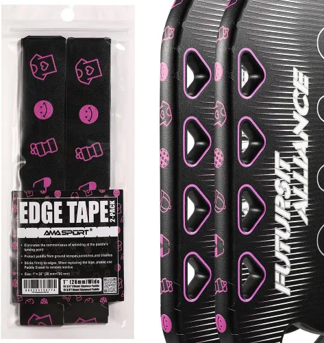 Miniatura 27 de PICKLETECH Pickleball Edge Guard Tape – Pink Unicorn Pattern Edge Tape for Pickleball Paddle - Fit Perfectly Curved Edge - No Wrinkling Sonrisa verde