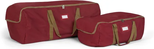 Miniatura 23 de Covermates Keepsakes - Bolsa de duffle para guirnaldas de protección superior, poliéster duradero, asas reforzadas, caben guirnaldas de hasta 25