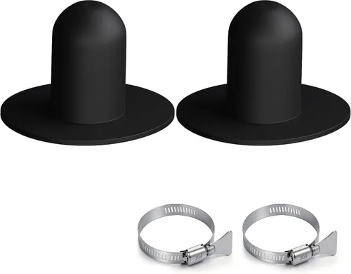 Miniatura 11 de Tapones de piscina para piscina sobre el suelo, paquete de 4 con abrazaderas, para piscinas Bestway e Intex de reemplazo de tapón de orificio