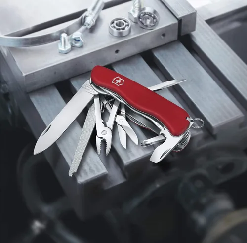 Miniatura 3 de Victorinox Work Champ - Cuchillo suizo del ejército, cuchillo de bolsillo de 21 funciones de fabricación suiza, multiherramienta con hoja grande