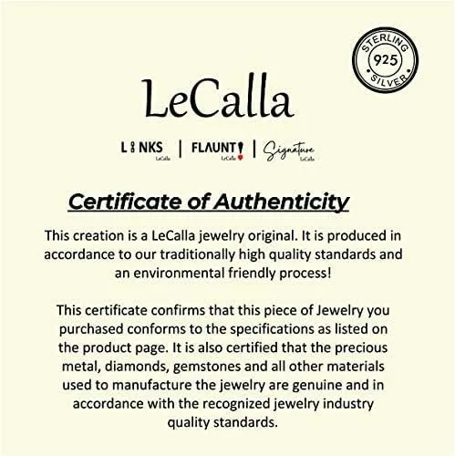Miniatura 5 de LeCalla Links Pulsera de plata de ley italiana con clip de papel para mujer