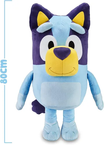 Miniatura 3 de Bluey Peluche grande de 31.5 in, color azul, producto oficial de la serie infantil, juguete suave y tierno para niños y niñas a partir de 0 años