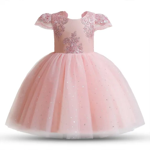 Miniatura 2 de NNJXD Baby Girl Princess Dress Bowknot Sequins Dresses