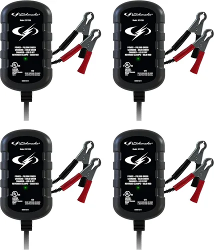 Miniatura 8 de Schumacher Electric 0.8 A Cargador y mantenedor de batería de coche, solución 2 en 1, para baterías de 12 V de deportes acuáticos, automotrices