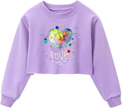 Miniatura 31 de Camiseta corta para niñas y niños, linda sudadera estética con gráficos de dibujos animados para adolescentes