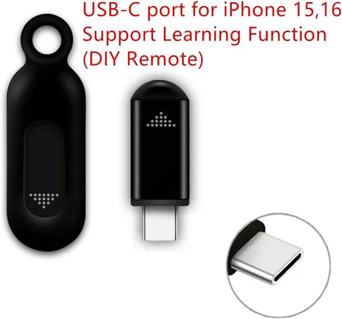 Miniatura 2 de R09 Mini Adaptador de Control Remoto IR para Smartphone para Teléfono Inteligente Android Mini Control Universal Infrarrojo Todo en Uno para Aire