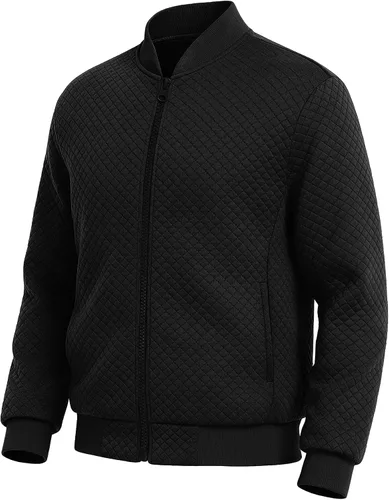 Miniatura 9 de Sudadera acolchada para hombre 2025, casual, elegante, chaqueta bomber versátil S-2XL