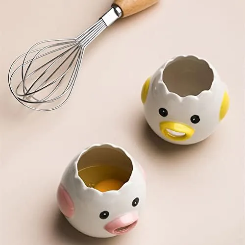 Miniatura 6 de Separador de yema de clara de huevo, separador de huevos, separador de yema, filtro de huevo, separador de huevos, herramienta de cocina creativa