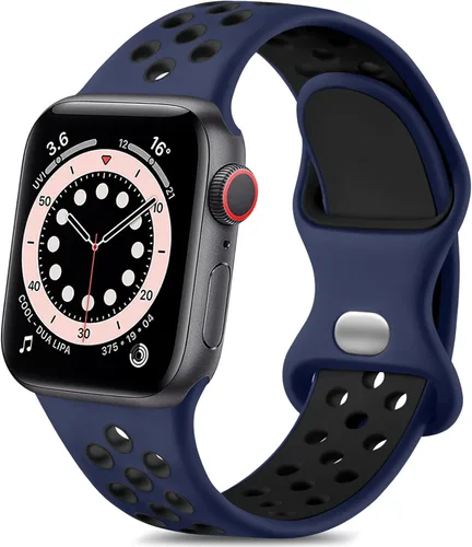Miniatura 8 de Lerobo - Bandas deportivas compatibles con Apple Watch Band de 40 mm, 41 mm, 38 mm y 42 mm para Series 11, 10 para mujeres y hombres, suaves bandas